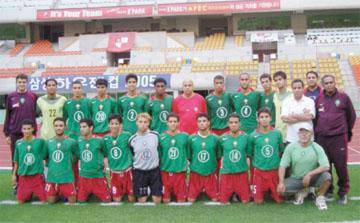 c tt l'ekipe junior en 2005 avant la copue du monde